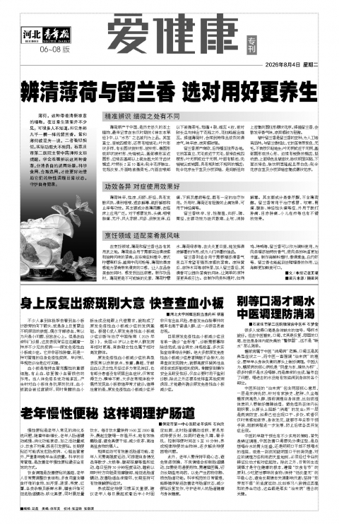 河北青年报2026年08月04日头版